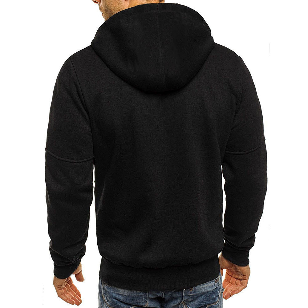 Men's Zip-Up Hooded Jacket