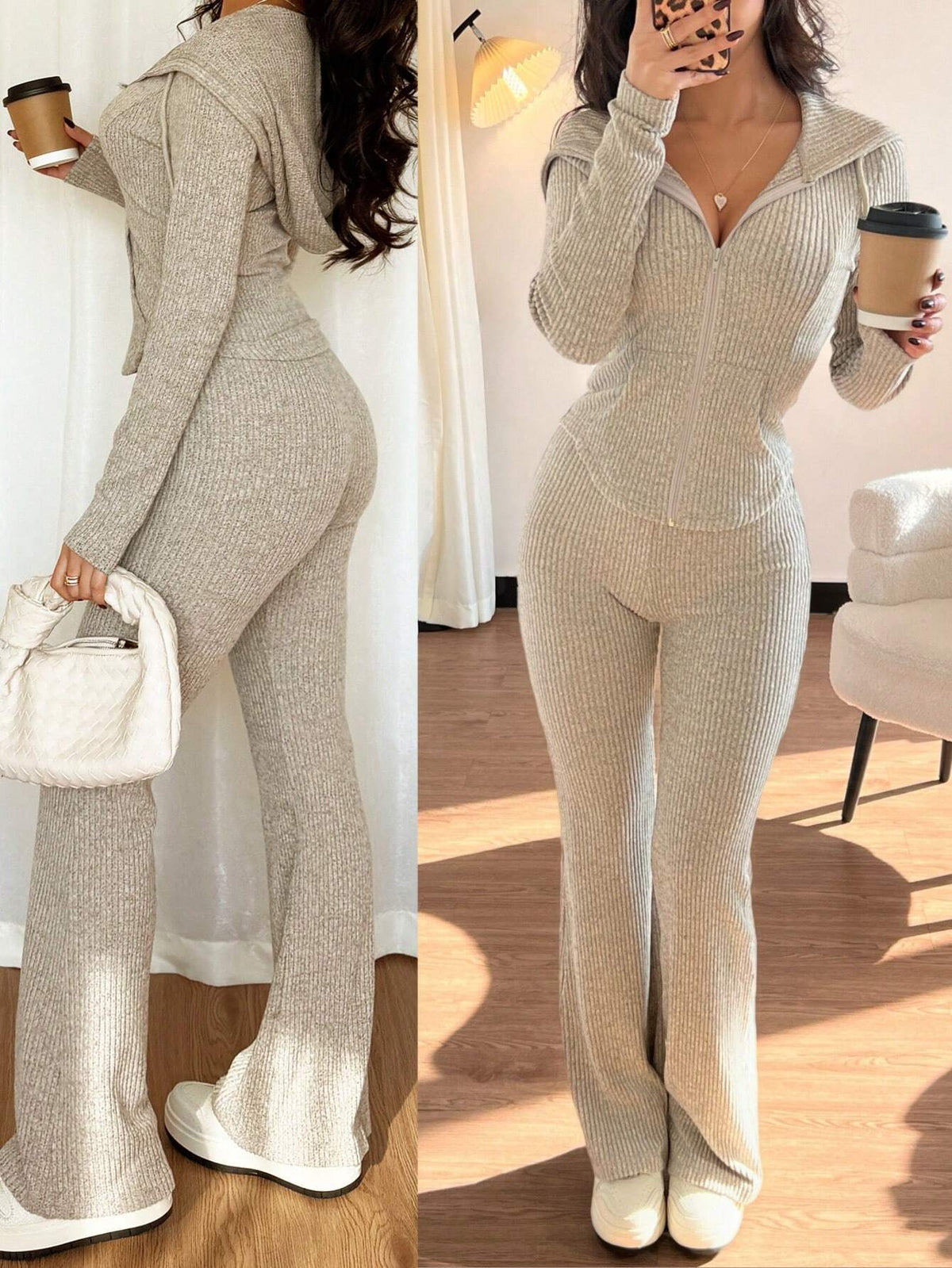 Women's Luxe Velvet 2-Piece Hoodie Set