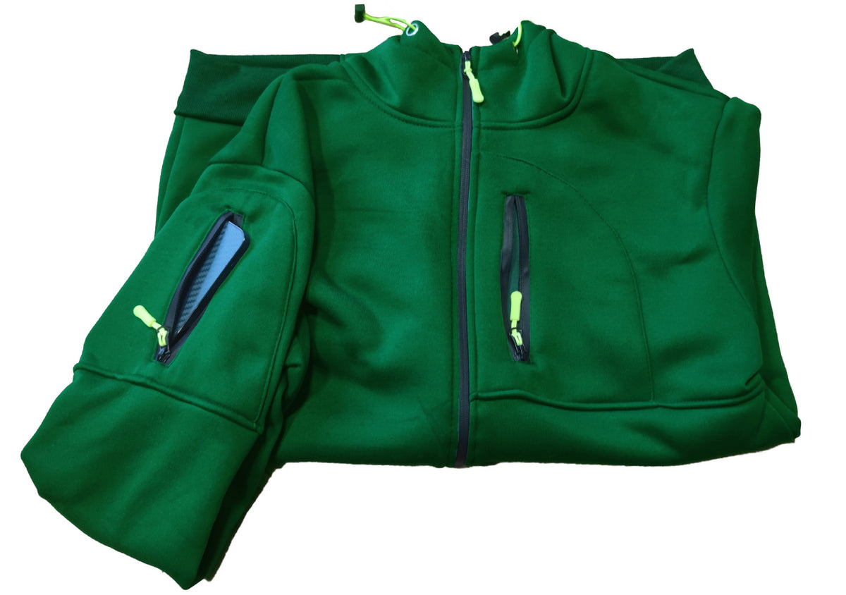 Men's Zip-Up Hooded Jacket