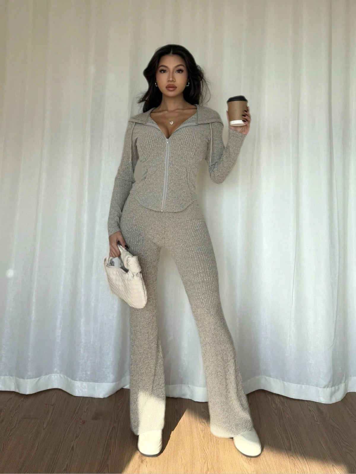 Women's Luxe Velvet 2-Piece Hoodie Set