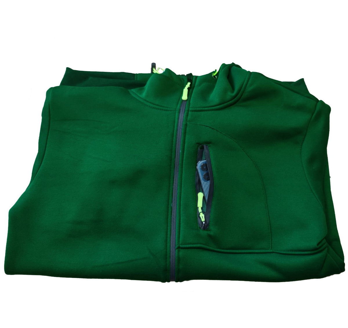 Men's Zip-Up Hooded Jacket