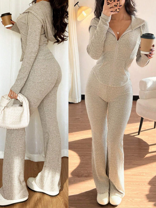 Women's Luxe Velvet 2-Piece Hoodie Set