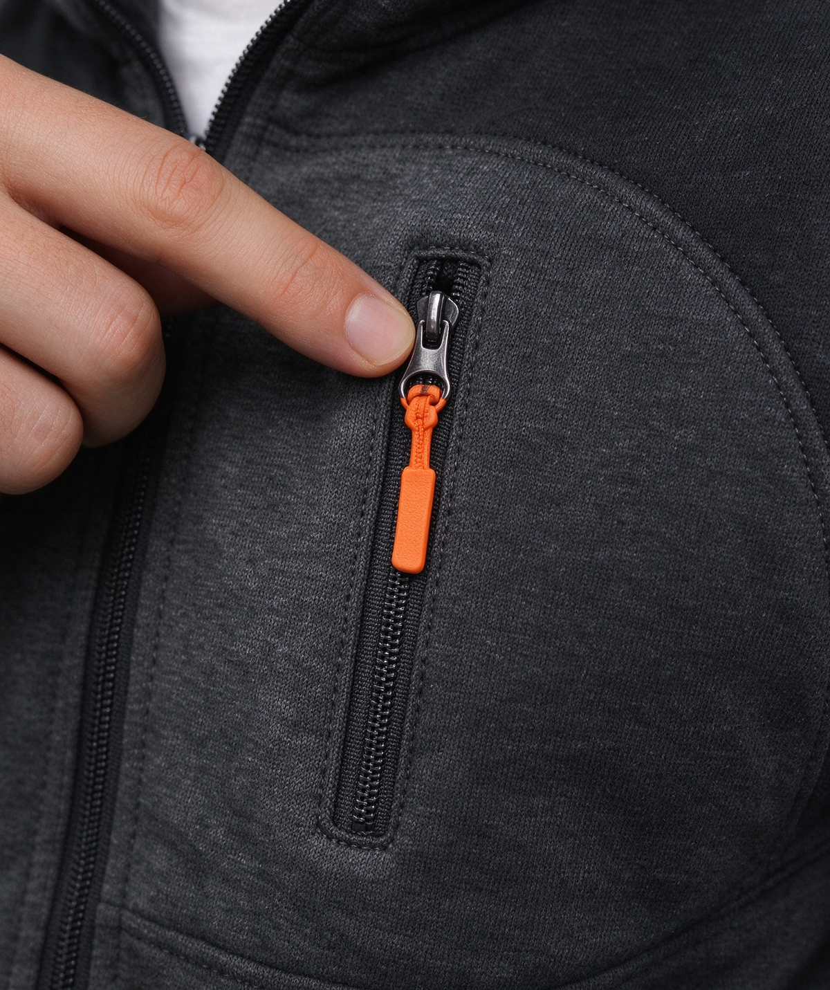 Men's Zip-Up Hooded Jacket