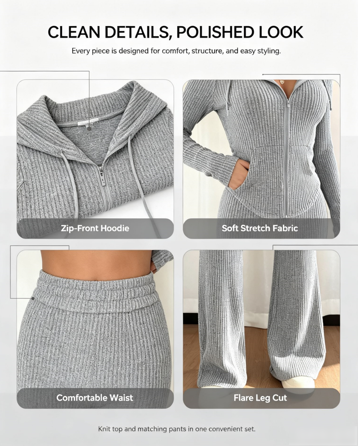 Women's Luxe Velvet 2-Piece Hoodie Set